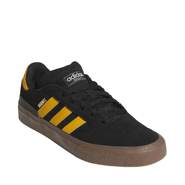 alternate view Mens adidas Busenitz Vulc II Skate Shoe - Core Black / Preloved Yellow / GumALT5