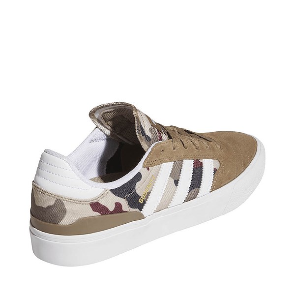 alternate view Mens adidas Busenitz Vulc II Skate Shoe - Khaki Six / Cloud White / Aurora InkALT4