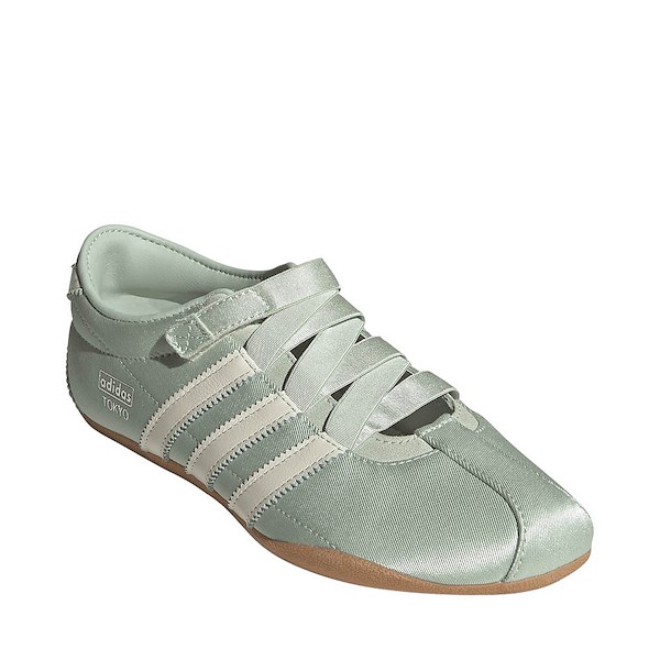 alternate view Womens adidas Tokyo MJ Shoe - Linen Green / Off White / Silver MetallicALT5