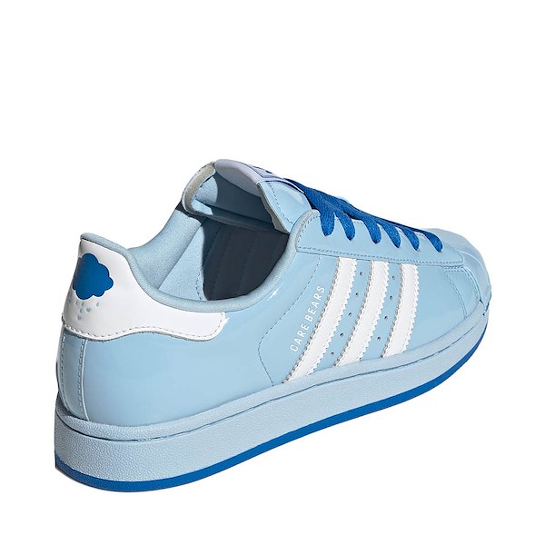 alternate view Womens adidas x Care Bears Superstar II Athletic Shoe - Clear Sky / Cloud White / BluebirdALT4