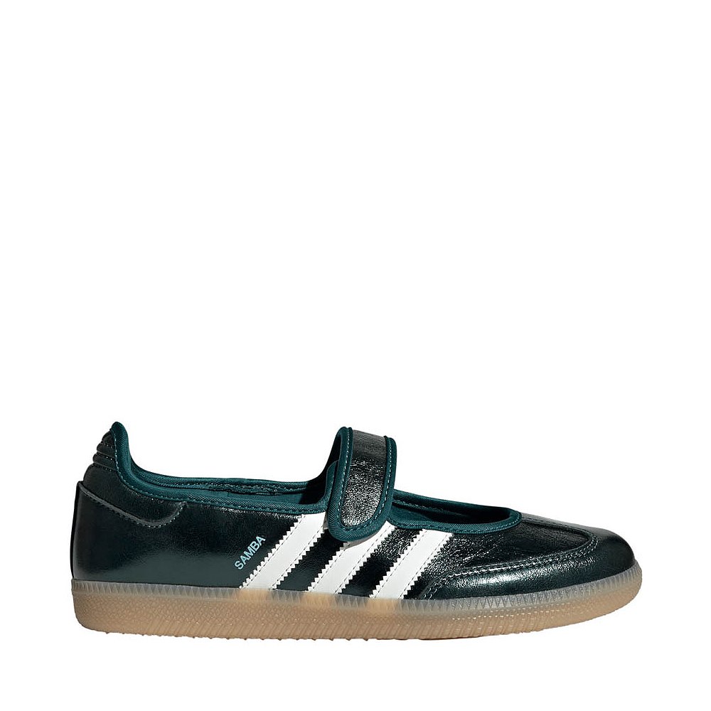 Womens adidas Samba Jane Mary Jane - Rich Green / Off White / Gum