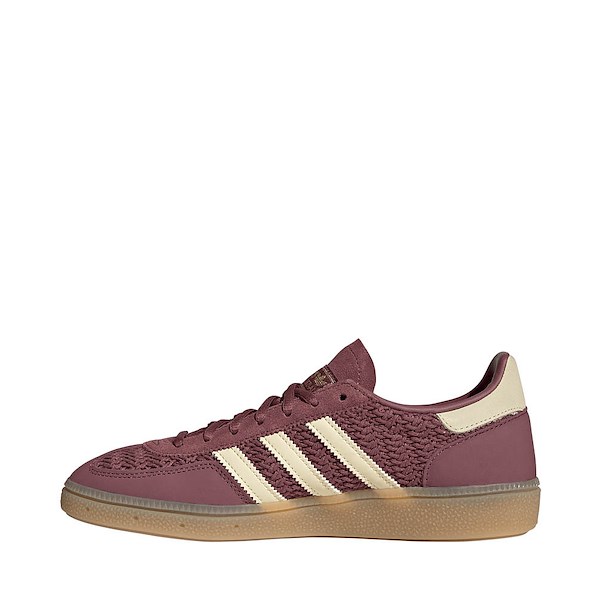 alternate view Womens adidas Handball Spezial Crochet Athletic Shoe - Quiet Crimson / Warm Vanilla / GumALT1