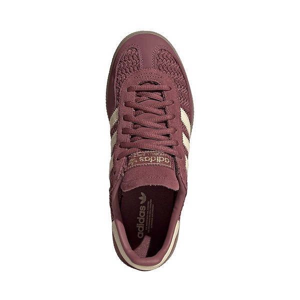 alternate view Womens adidas Handball Spezial Crochet Athletic Shoe - Quiet Crimson / Warm Vanilla / GumALT2