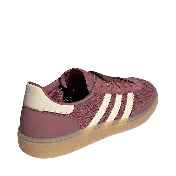alternate view Womens adidas Handball Spezial Crochet Athletic Shoe - Quiet Crimson / Warm Vanilla / GumALT4