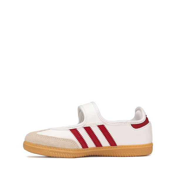alternate view adidas Samba Jane Athletic Shoe - Little Kid - Cloud White / Team Victory Red / GumALT1