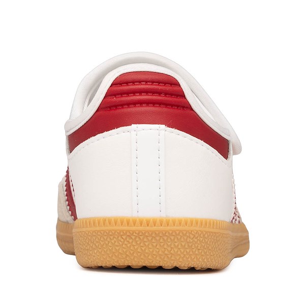 alternate view adidas Samba Jane Athletic Shoe - Little Kid - Cloud White / Team Victory Red / GumALT4