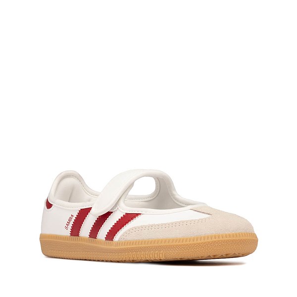 alternate view adidas Samba Jane Athletic Shoe - Big Kid - Cloud White / Team Victory Red / GumALT5