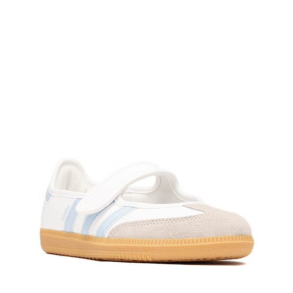 alternate view adidas Samba Jane Athletic Shoe - Little Kid - Cloud White / Clear Sky / GumALT5