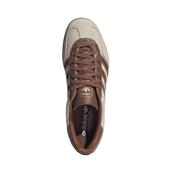 alternate view Mens adidas Gazelle Indoor Athletic Shoe - Off White / Preloved Brown / GUM4ALT2