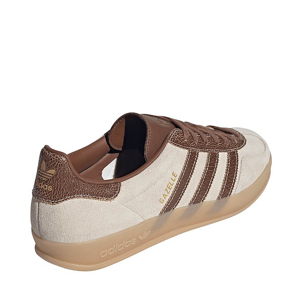 alternate view Mens adidas Gazelle Indoor Athletic Shoe - Off White / Preloved Brown / GUM4ALT4