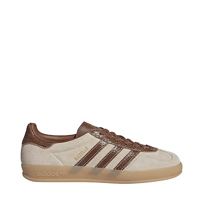Main view of Mens adidas Gazelle Indoor Athletic Shoe - Off White / Preloved Brown / GUM4