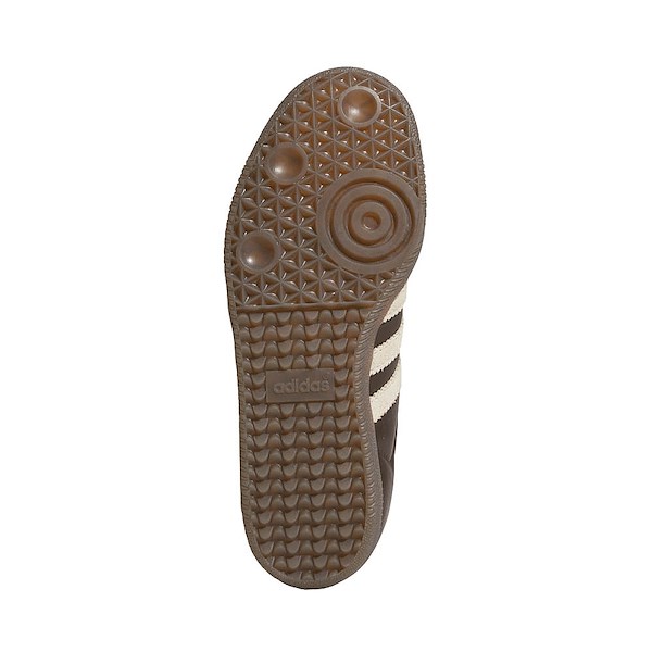 alternate view Womens adidas Samba OG Quad Lace Athletic Shoe - Brown / Warm Vanilla / MaroonALT3