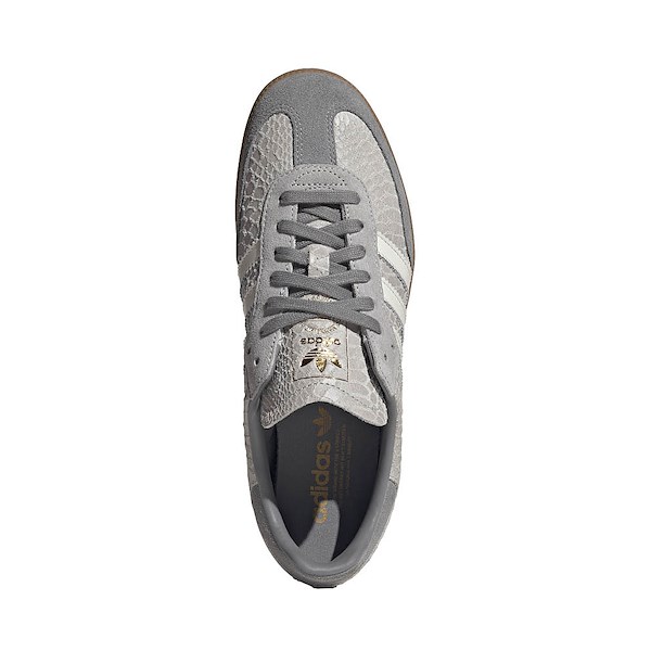 alternate view Mens adidas Samba OG Snake Suede Athletic Shoe - Grey Two / Off White / GumALT1