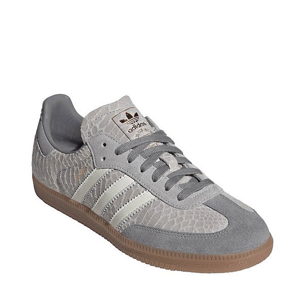 alternate view Mens adidas Samba OG Snake Suede Athletic Shoe - Grey Two / Off White / GumALT5