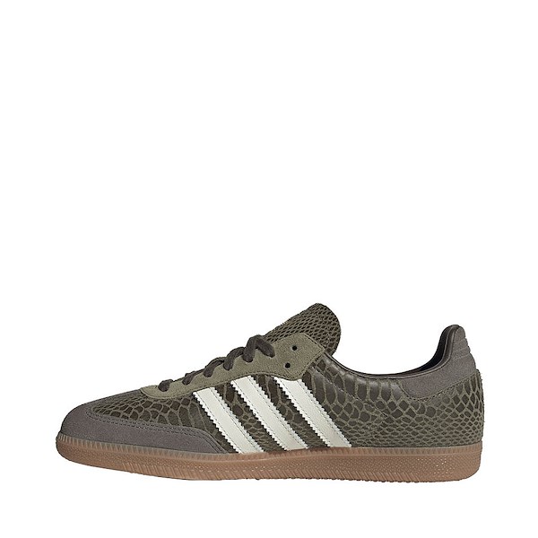 alternate view Mens adidas Samba OG Snake Suede Athletic Shoe - Focus Olive / Off White / GumALT1