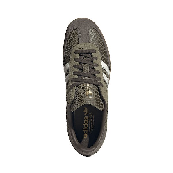 alternate view Mens adidas Samba OG Snake Suede Athletic Shoe - Focus Olive / Off White / GumALT2