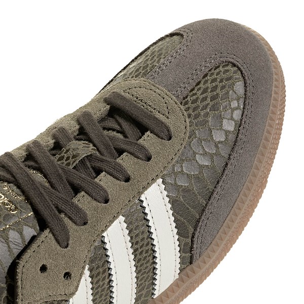 alternate view Mens adidas Samba OG Snake Suede Athletic Shoe - Focus Olive / Off White / GumALT2B
