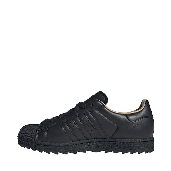 alternate view adidas Superstar II Ripple Athletic Shoe - Core Black / Core Black / Warm SandstoneALT1