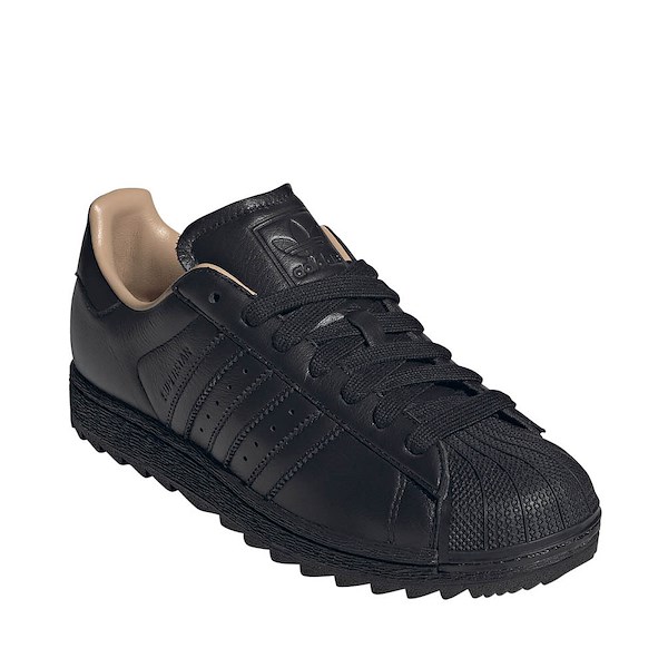 alternate view adidas Superstar II Ripple Athletic Shoe - Core Black / Core Black / Warm SandstoneALT5