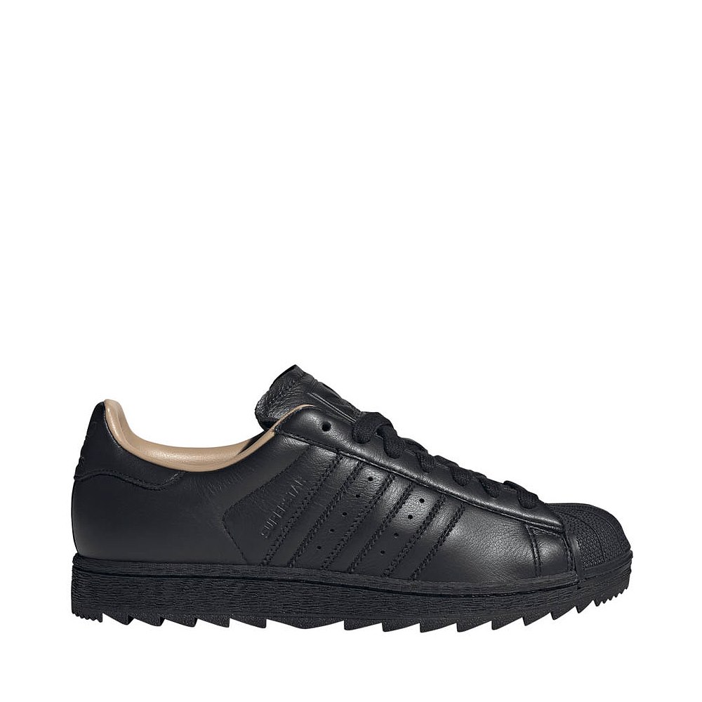 adidas Superstar II Ripple Athletic Shoe - Core Black / Core Black / Warm Sandstone