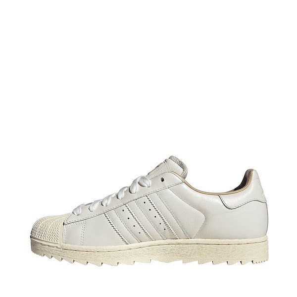 alternate view adidas Superstar II Ripple Athletic Shoe - Core White / Core White / Warm SandstoneALT1