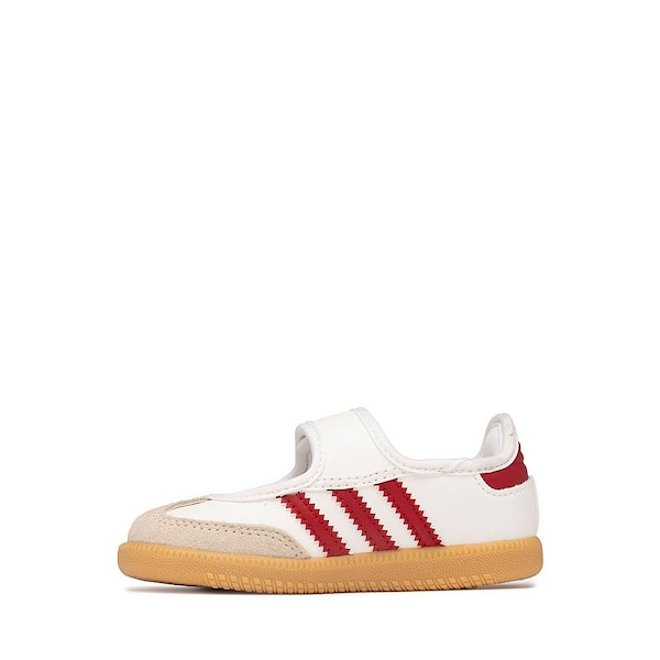 alternate view adidas Samba Jane Sneaker - Baby / Toddler - Cloud White / Team Victory Red / GumALT1