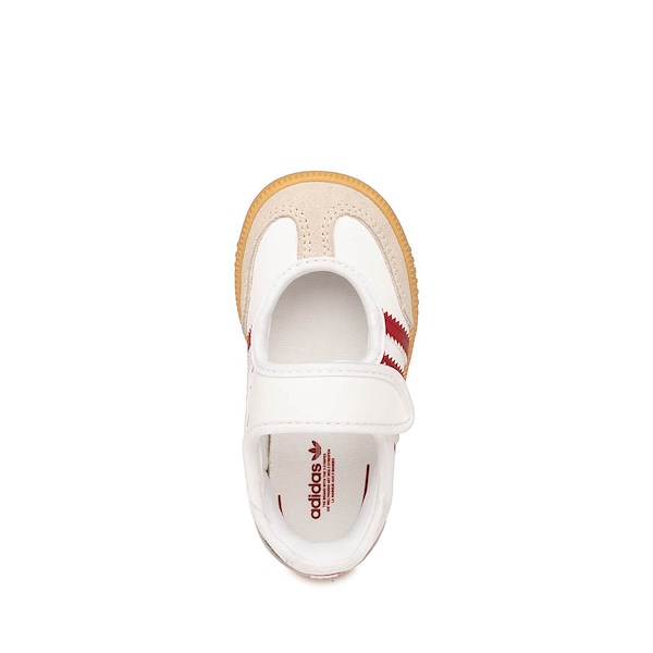 alternate view adidas Samba Jane Sneaker - Baby / Toddler - Cloud White / Team Victory Red / GumALT2