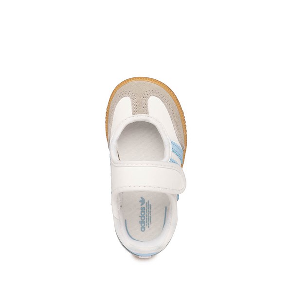 alternate view adidas Samba Jane Sneaker - Baby / Toddler - Cloud White / Clear Sky / GumALT2
