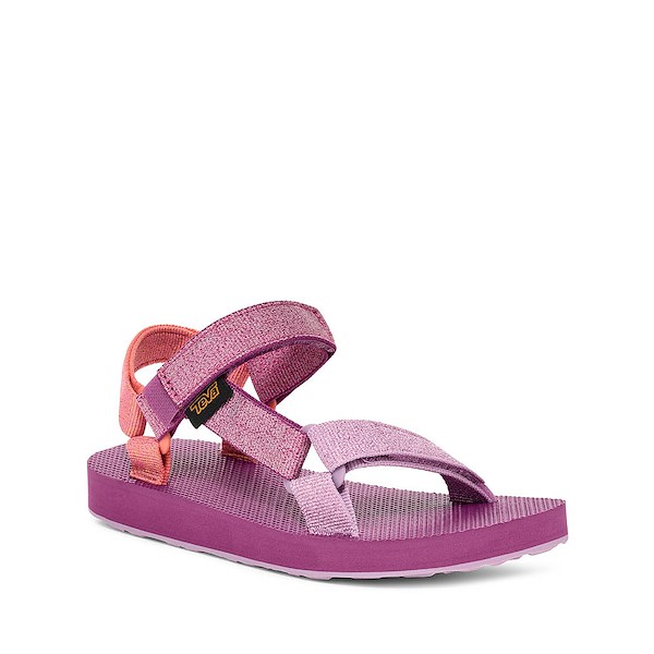 alternate view Teva Original Universal Metallic Sandal - Little Kid / Big Kid - Pink / Purple MulticolorALT5