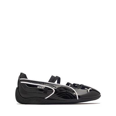 Main view of PUMA Speedcat Ballet Glossy Shoe - Little Kid - PUMA Black / PUMA White