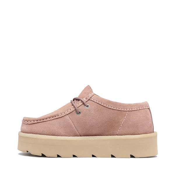 alternate view Womens Clarks Meare Walla Casual Shoe - Dusty PinkALT1