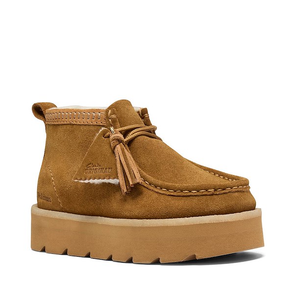 alternate view Womens Clarks Meare Walla Mid Boot - Brown InterestALT5