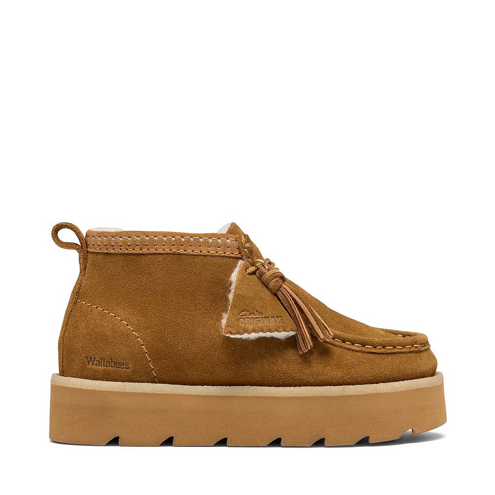Womens Clarks Meare Walla Mid Boot - Brown Interest