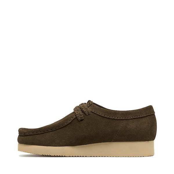 alternate view Womens Clarks Wallabee Lite Casual Shoe - Dark OliveALT1