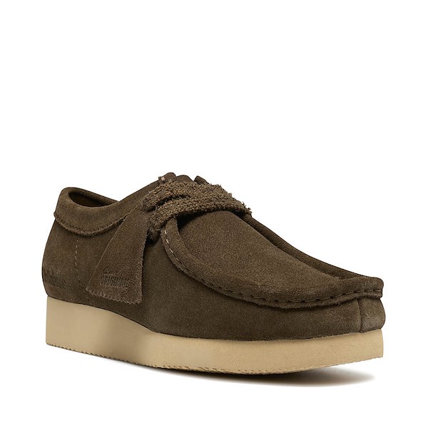 alternate view Womens Clarks Wallabee Lite Casual Shoe - Dark OliveALT5