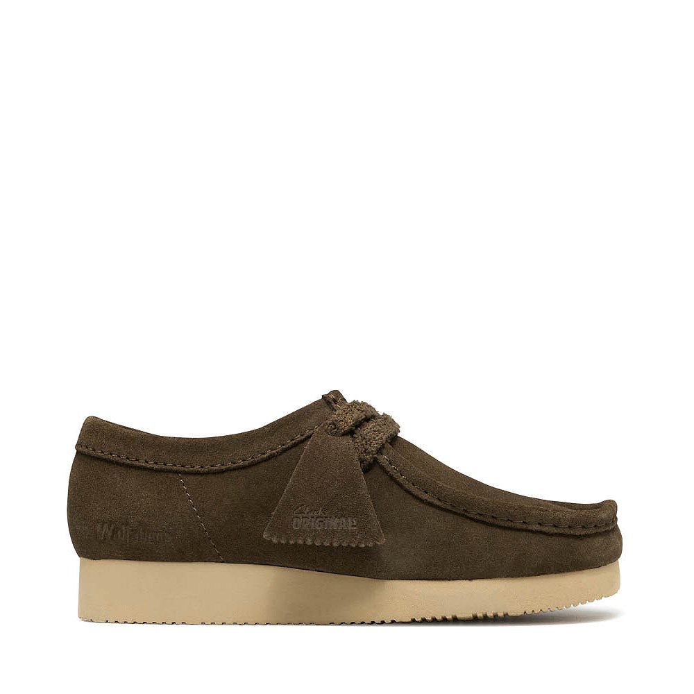 Womens Clarks Wallabee Lite Casual Shoe - Dark Olive