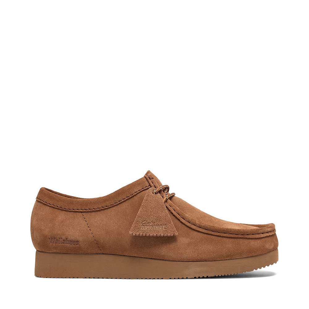Mens Clarks Wallabee Lite Casual Shoe - Cola