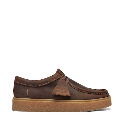 Main view of Mens Clarks Originals Boxbee Walla Casual Shoe - Beeswax