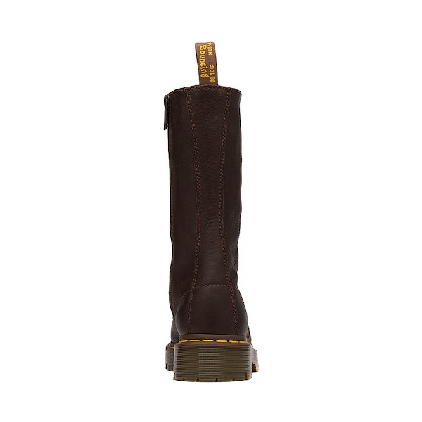 alternate view Womens Dr. Martens 1B99 Bex 14 Eye Boot - Dark BrownALT4