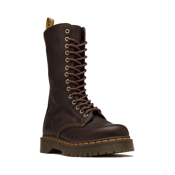 alternate view Womens Dr. Martens 1B99 Bex 14 Eye Boot - Dark BrownALT5