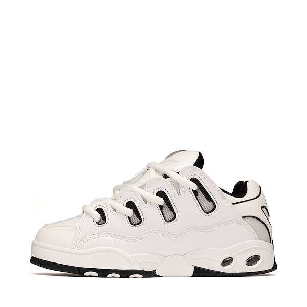 alternate view Mens Osiris D3 OG Skate Shoe - White / BlackALT1