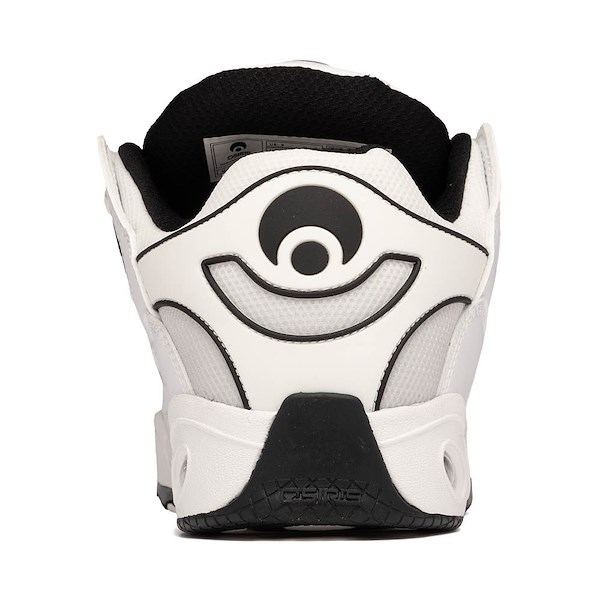 alternate view Mens Osiris D3 OG Skate Shoe - White / BlackALT4