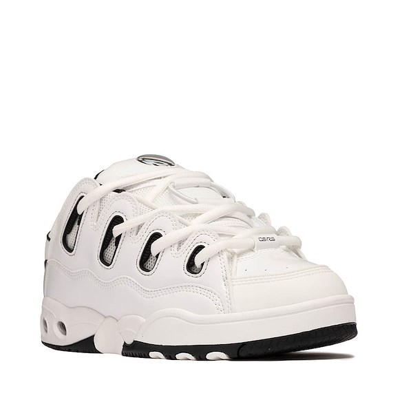 alternate view Mens Osiris D3 OG Skate Shoe - White / BlackALT5