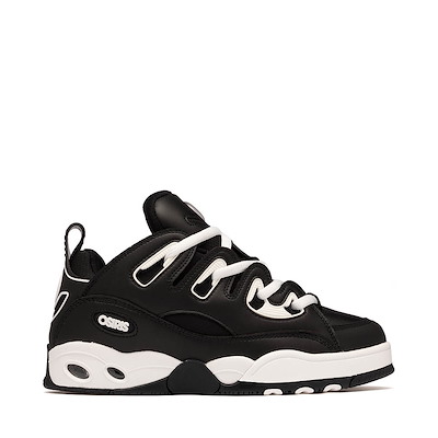 Main view of Mens Osiris D3 E Skate Shoe - Black / White / Black