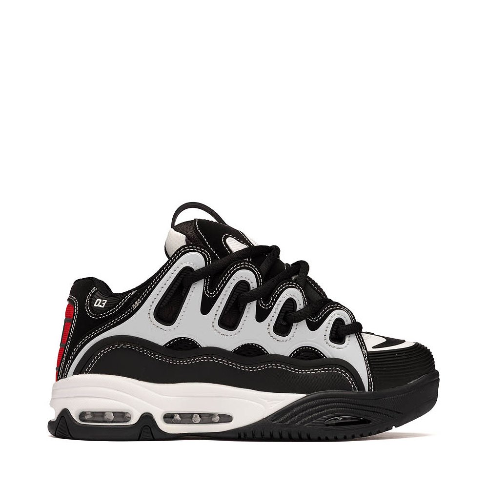 Mens Osiris D3 E Skate Shoe - Black / White / Black