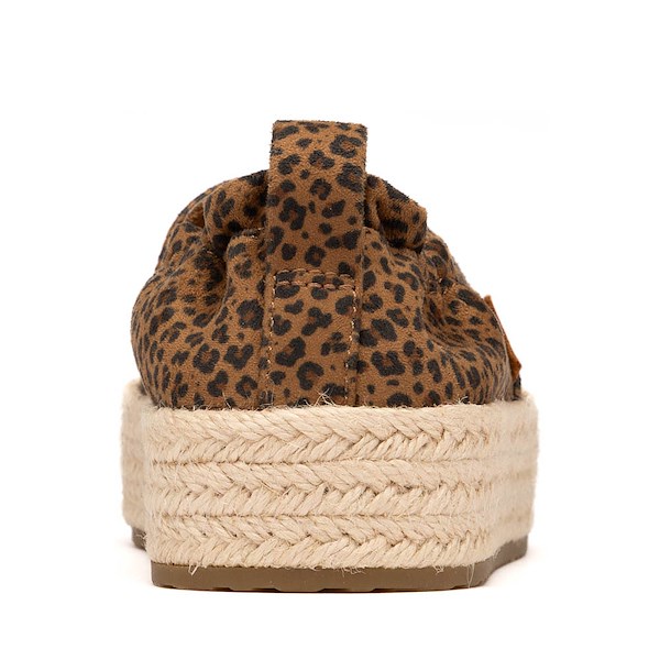 alternate view TOMS Valencia Platform Espadrille - Little Kid / Big Kid - Toffee Leopard PrintALT4