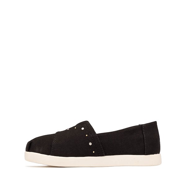 alternate view TOMS Alpargata Classic Shoe - Little Kid / Big Kid - BlackALT1