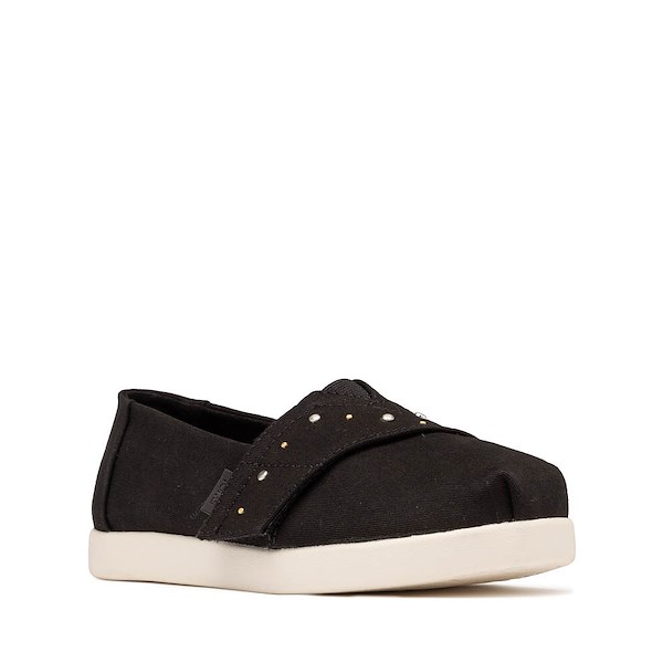 alternate view TOMS Alpargata Classic Shoe - Little Kid / Big Kid - BlackALT5
