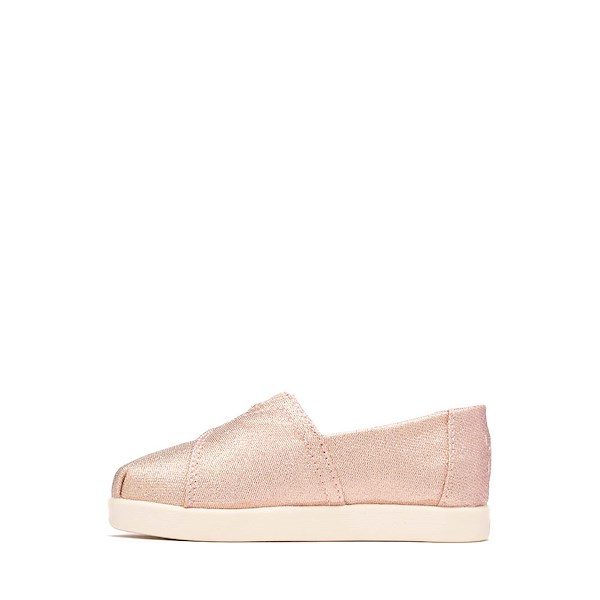 alternate view TOMS Alpargata Classic Shoe - Baby / Toddler / Little Kid - Pink Quartz IridescentALT1