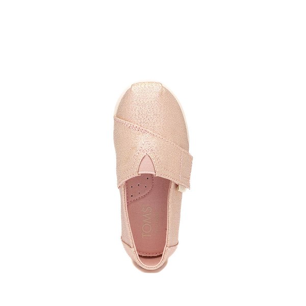 alternate view TOMS Alpargata Classic Shoe - Baby / Toddler / Little Kid - Pink Quartz IridescentALT2